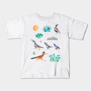 Desert Birds Kids T-Shirt